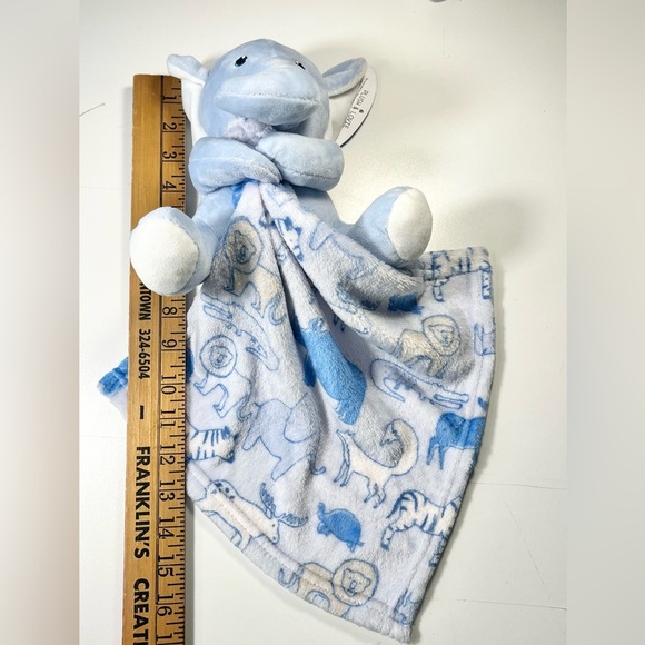 Plush and Lovie elephant security blanket plus lovey - Picture 3 of 6